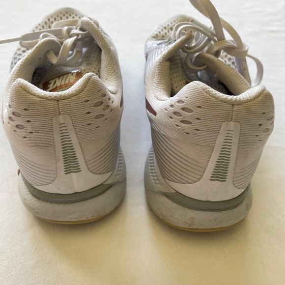 Women's Nike Air Zoom Pegasus 34 White Running Shoes Sneakers size 10 - Picture 8 of 11
